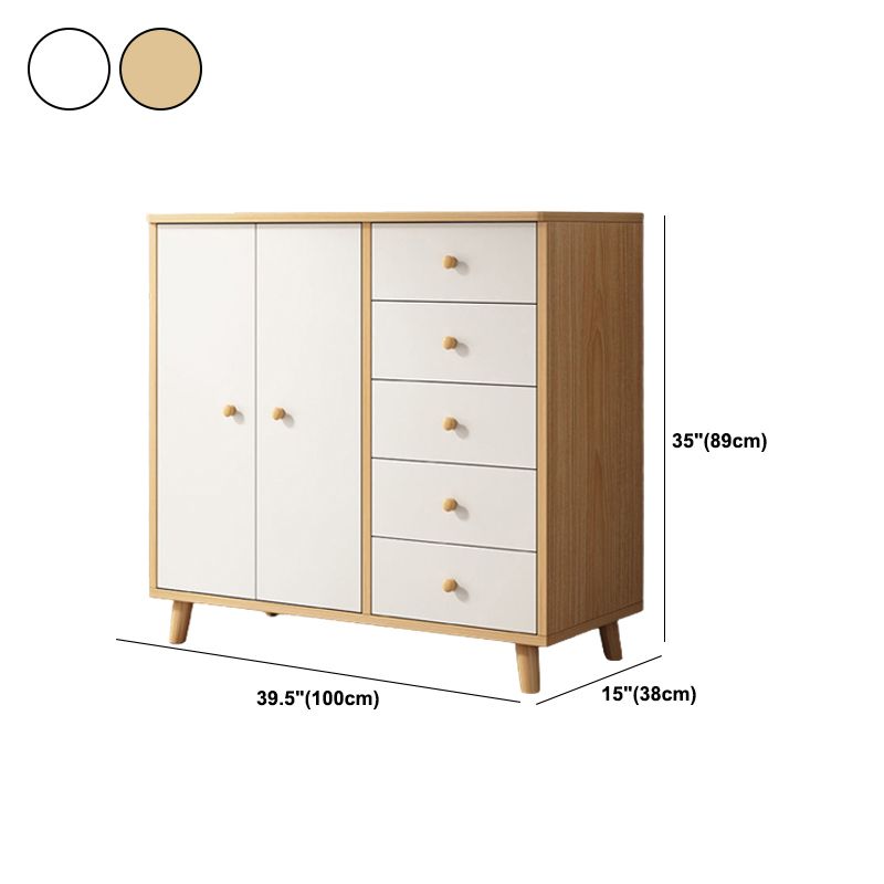 Contemporary Storage Chest Wooden Storage Chest for Bedroom 14.9" Wide