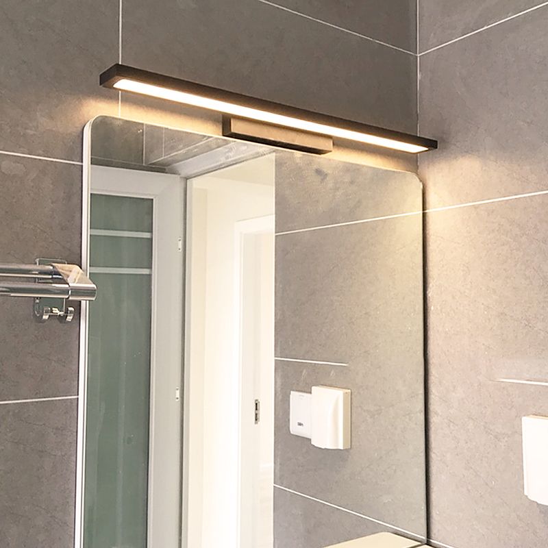 Lampada a specchio semplice a LED Moderna camera da bagno per bagno con applique