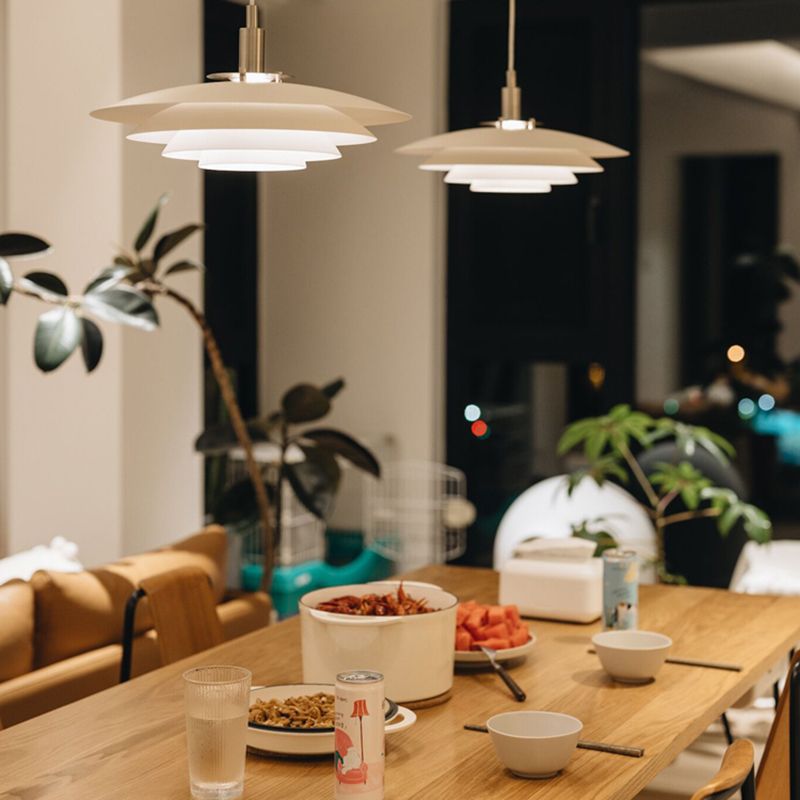 Lagen ontwerpen Hangende lichtarmatuur woonkamer slaapkamer modern eenvoudig hanglampje