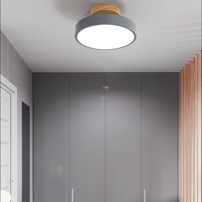 Plafonnier encastré en cercle acrylique, plafonnier LED de Style moderne