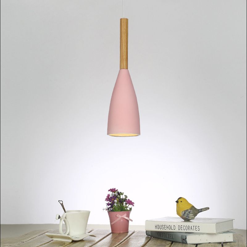 Modern Conical Pendant Ceiling Lights Metal 1 Light Pendant