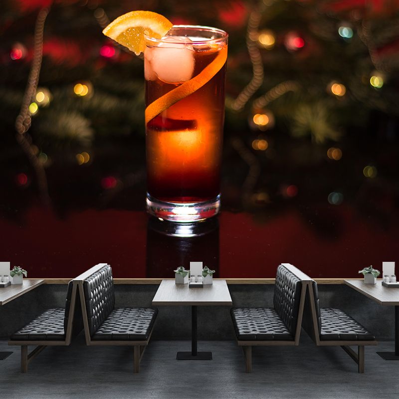 Photography Contemporary Cocktail Wall Mural Decorative Restaurant Wall Art