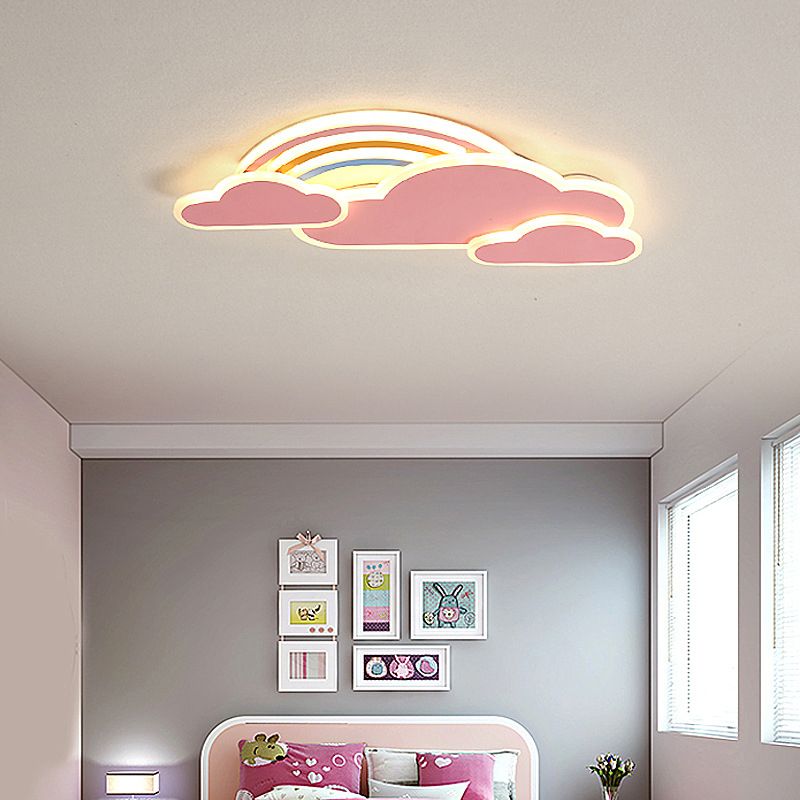 Cloud inbouwplafondlampen 1-lichts acryl Noordse inbouwlamp