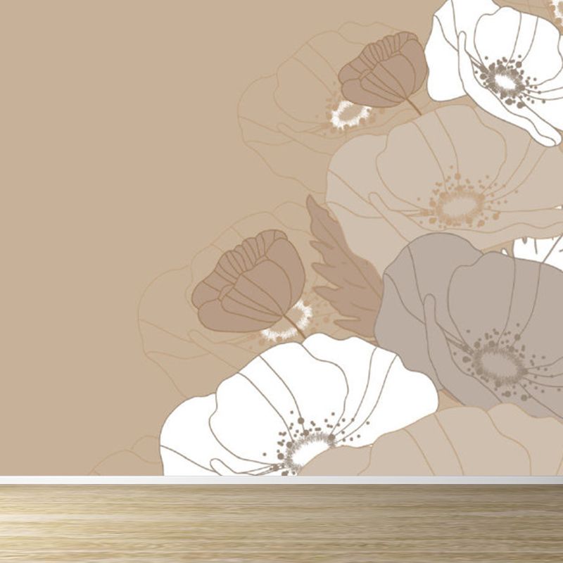 Diverse Flowers Print Wall Mural for Dining Room Florentine Wall Decor, Customised