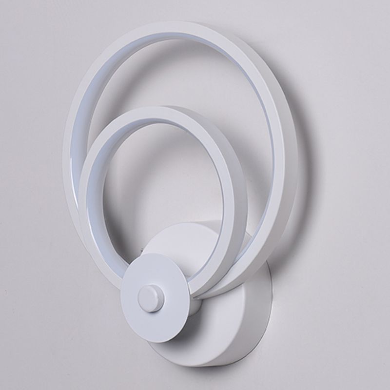 Luminaire mural géométrique Malle de salle de bain moderne Appiculture de mur de salle de bain avec teinte acrylique