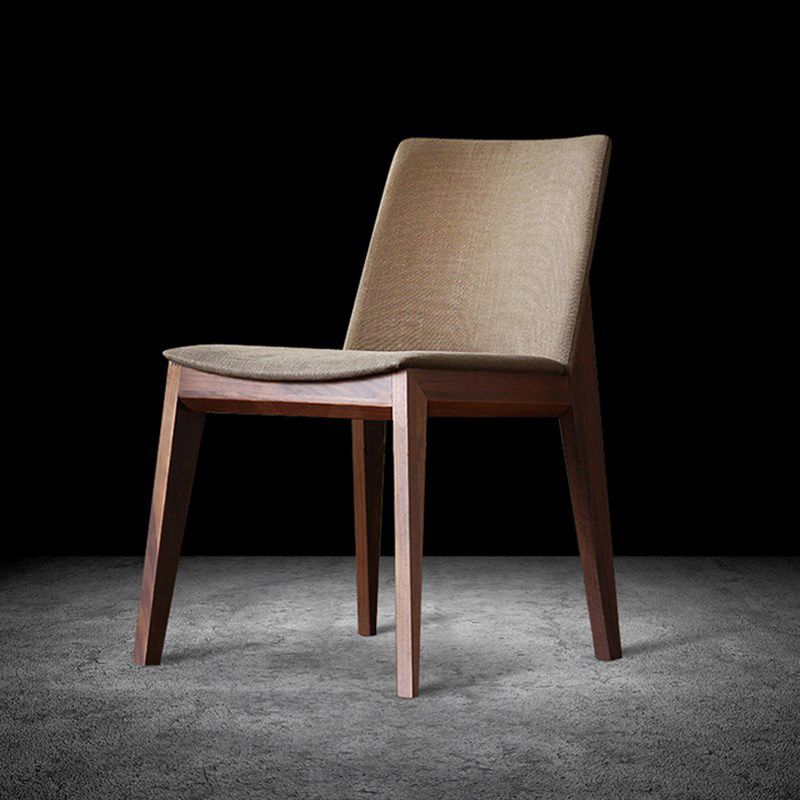 Wood Kitchen Armless Dining Chairs Contemporary Parsons Chairs