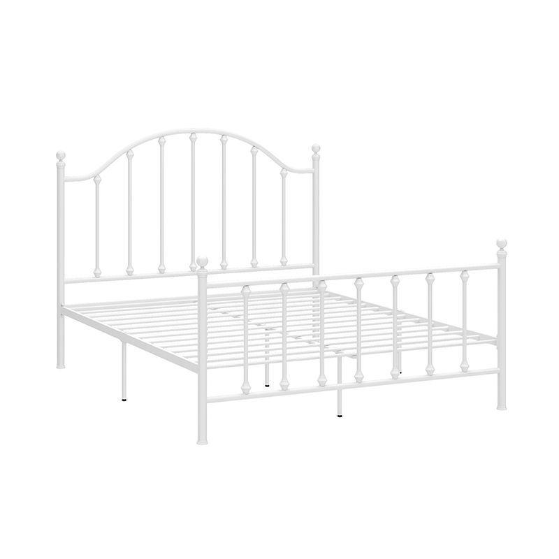 47.24" Modern Style Metal Bed Frame with Headboard and Footboard