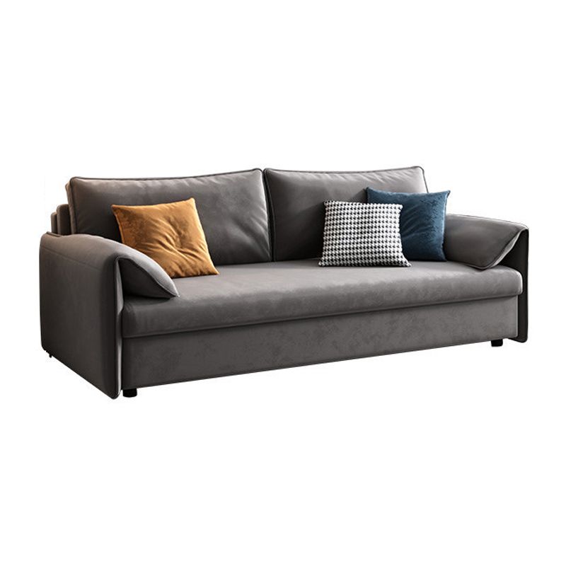 37.40" W * 33.46" H Sofa Convertible Sofa Bed with Pillow Top Arm