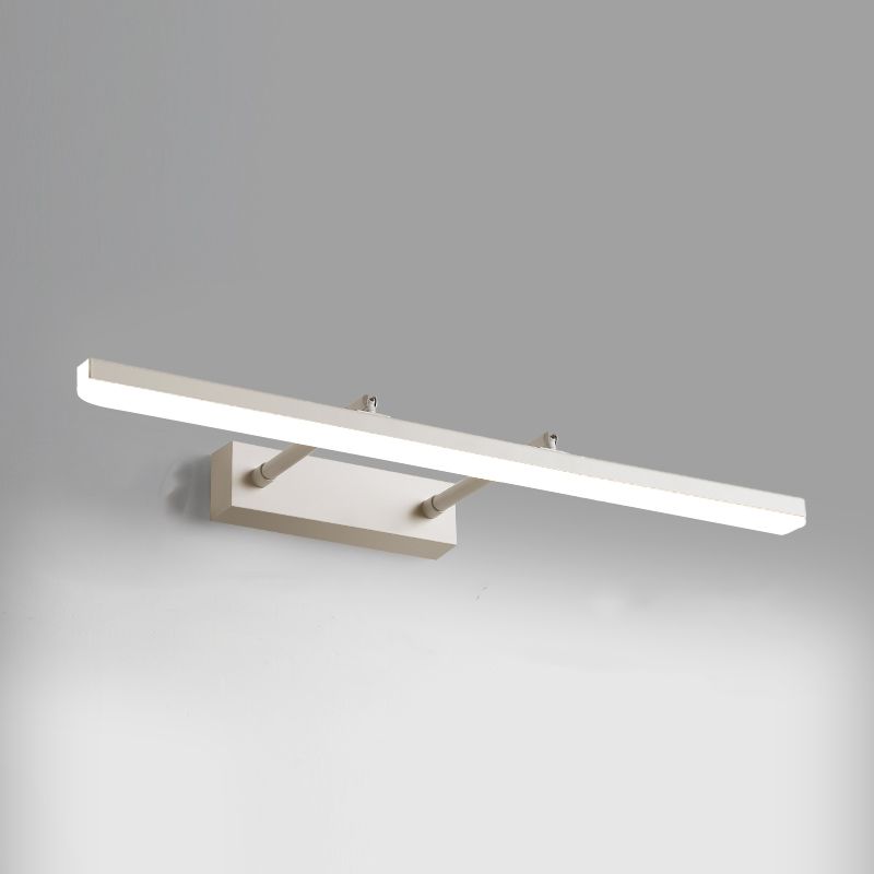 1-Light Linear Murce Sconce Modern Style Metal Appince Lampe pour la salle de bain