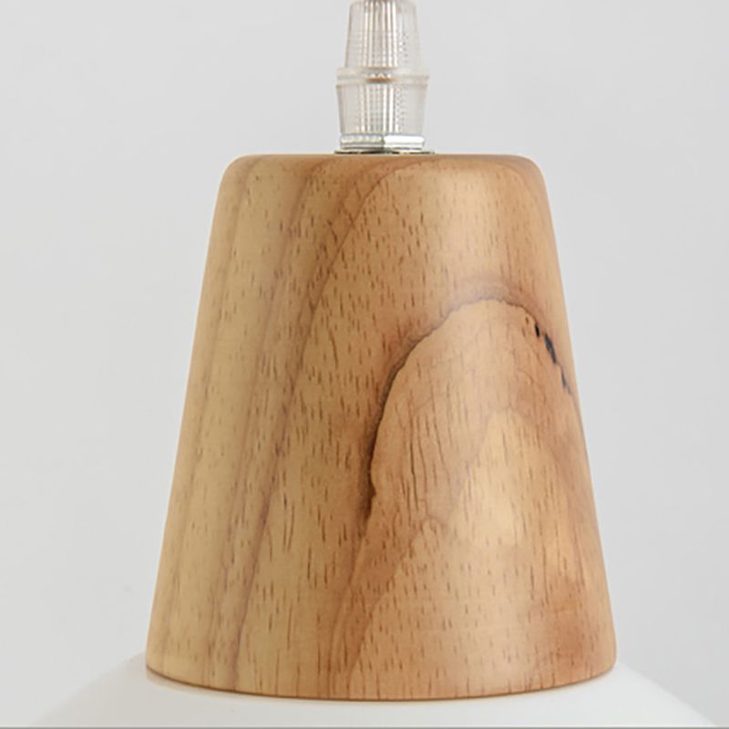 Bunte kuppelheizte helles modernes Stil Holz 1 Lichtanhänger für Esszimmer