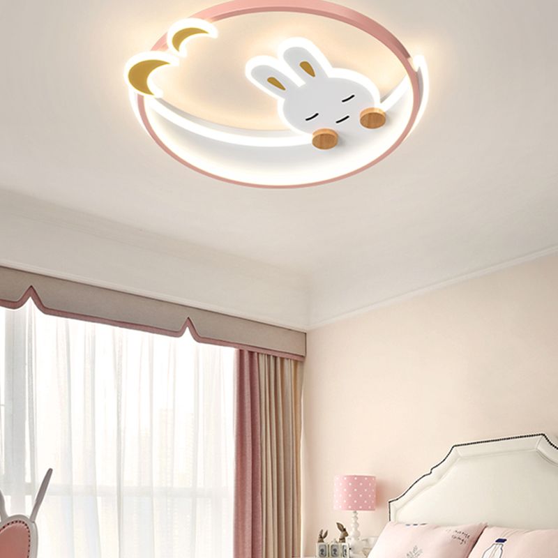 Lapin moderne minimalisme plafonnier chambre salon lampe encastrée