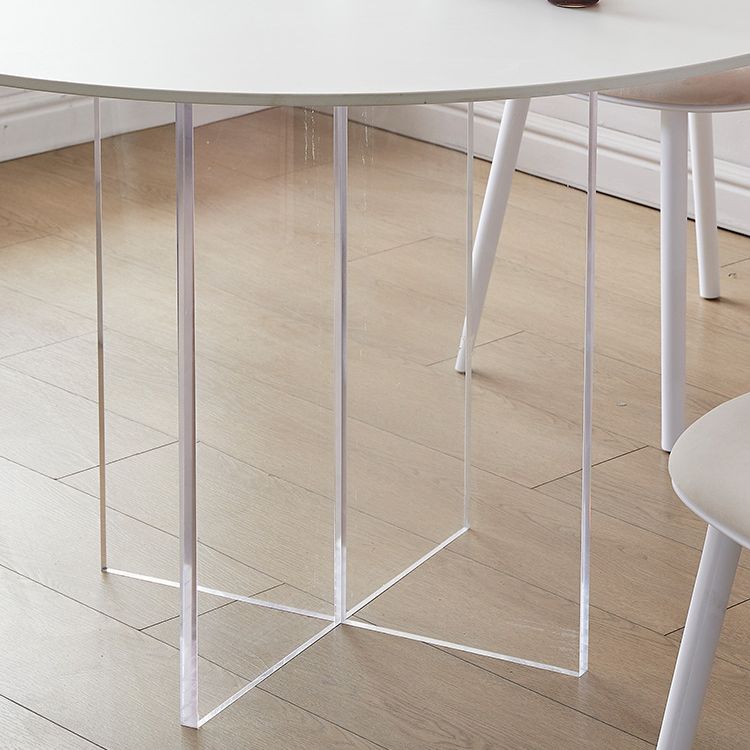 Modern 1/3/4/5 Pieces Dining Set Round Stone Dining Table for Dining Room