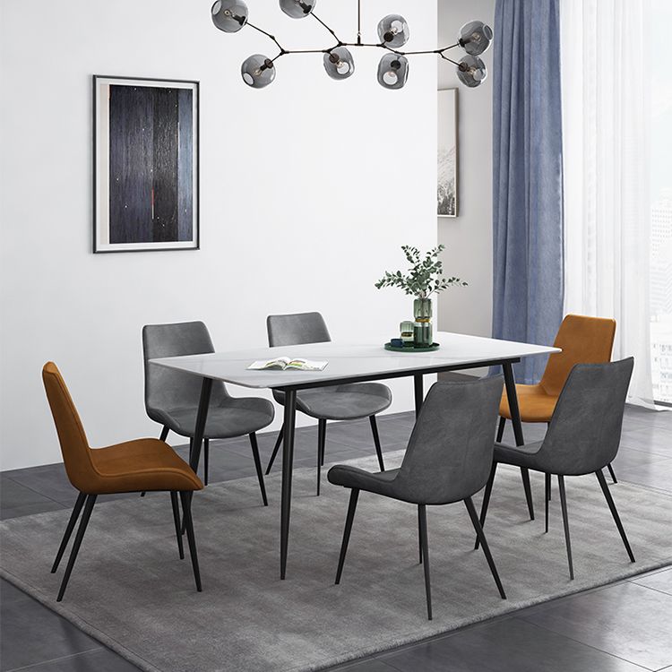 Mesa de comedor rectangular de estilo moderno muebles de 4 pies para el comedor
