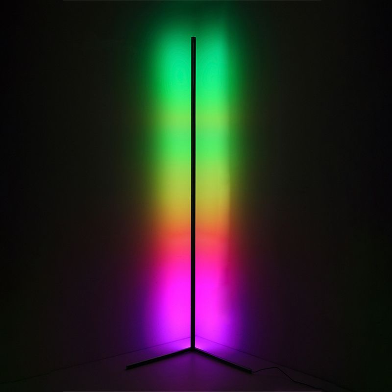 Tube Floor Light Modern Style Metal 1 Light Floor Light Fixtures