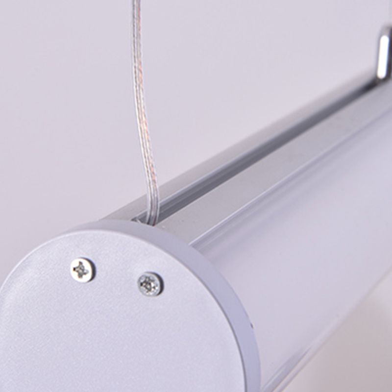 Metal Island Leuchte Einfacher Stil 1-Licht-lineare Hanglampe mit Acrylschatten