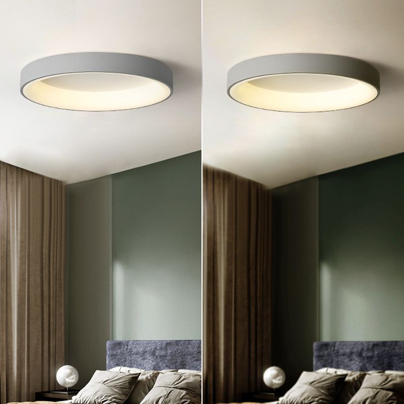 Circular Flush Mount Light Fixtures Modern Acrylic Flushmount