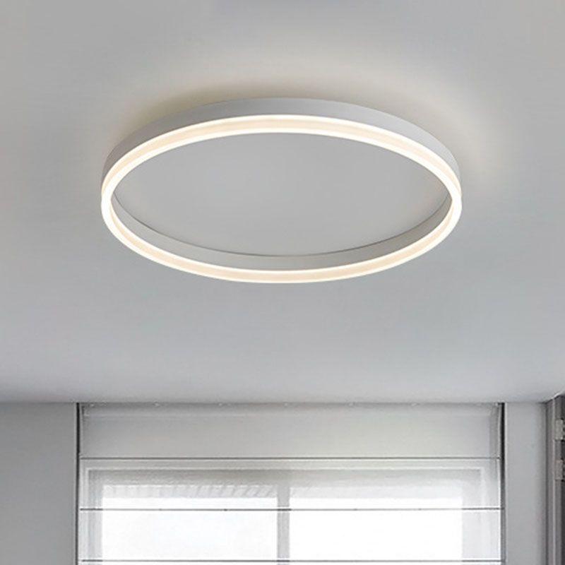 Ronde inbouwverlichting Minimalistische acrylslaapkamer LED-inbouwarmatuur