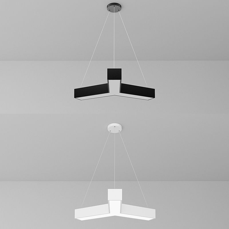 Minimalisme en métal LAMPE DE PLADIER 1 LIGHT LED PRENDANT ÉCLAIRAGE POUR BUREAU