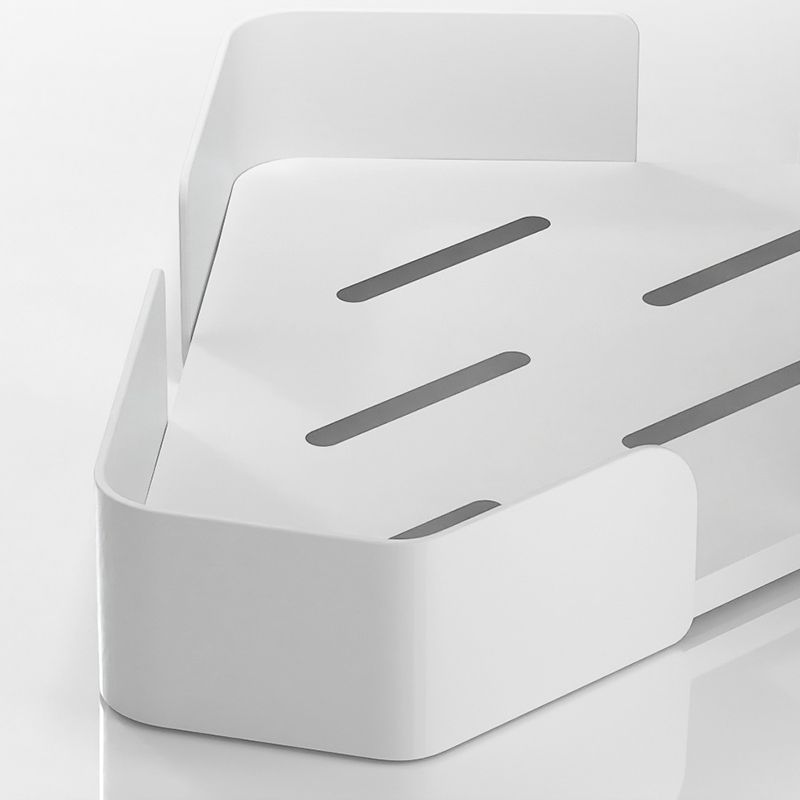 Modern Bathroom Hardware Set White Metal Bathroom Accessory Kit