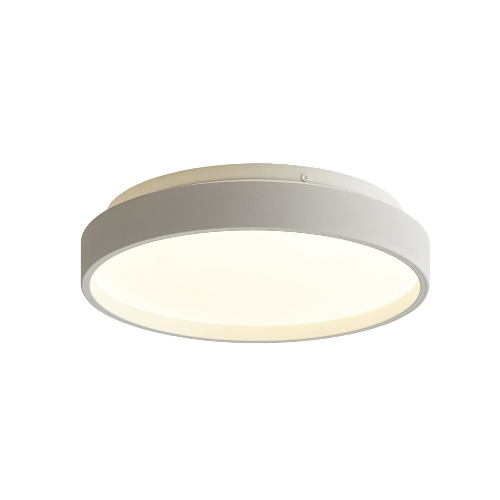 12"/18" Round Flush Light Modern Acrylic 1 Light Flush Mount Ceiling Light in Coffee Bronze/Gold/White for Indoor