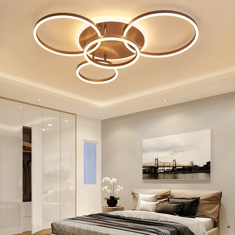 Creative Simple Semi Flush Mount Ceiling Light for Living Room Dining Room