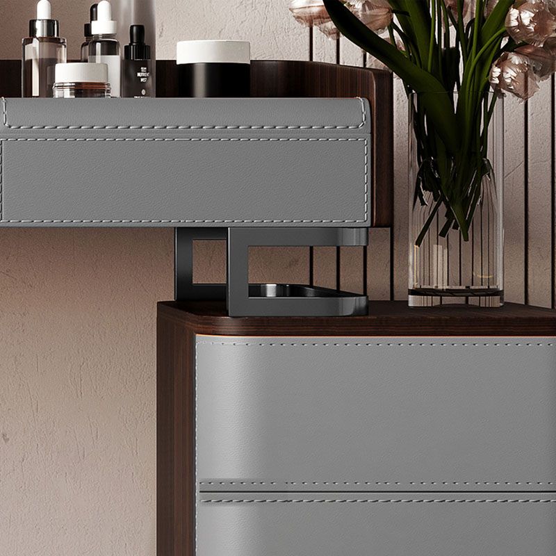 3 Drawer Dressing Table Storage Box with Makeup Table and Stool