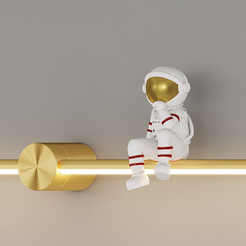 Modern Style Astronaut Wall Light Fixture Household LED Wall Light Sconce for Bedroom