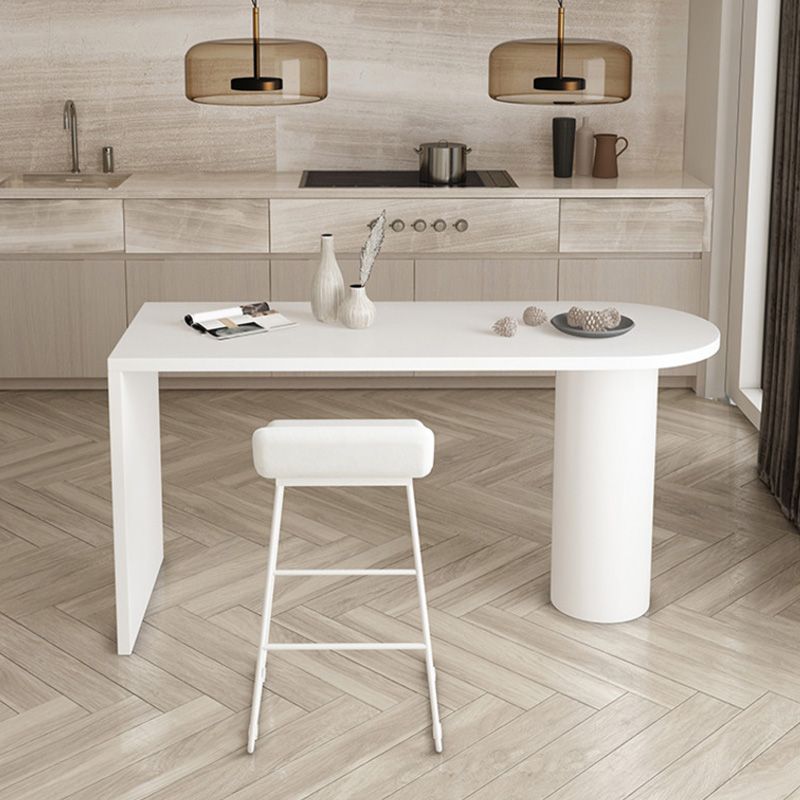 Contemporary Bar Table Solid Wood Specialty Pub Table for Indoor