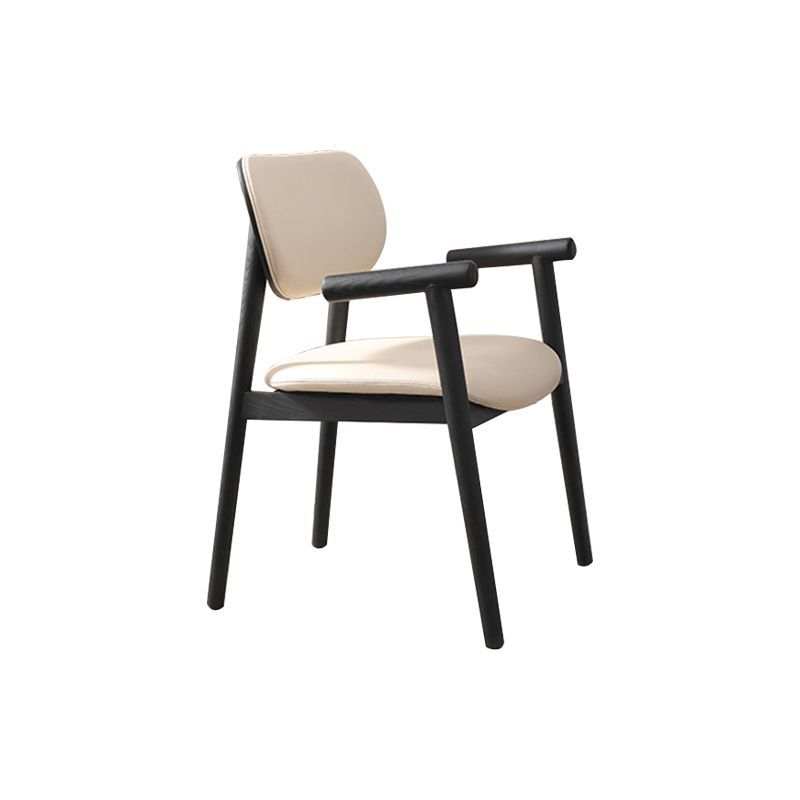 Dining Room Arm Dining Chair Home Modern Solid Wood Dining Chair