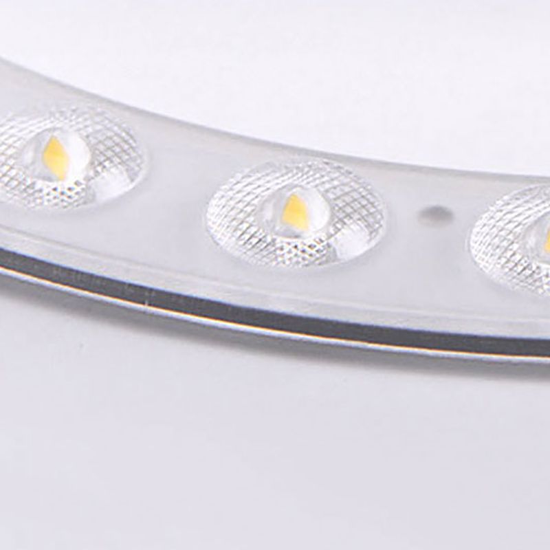 Lampada a ventola del soffitto in metallo nordico a 1 testa a monte semifulta lampada