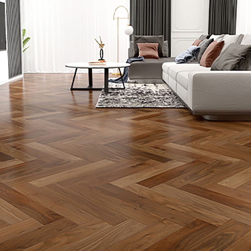 Traditional Flooring Tiles Solid Wood Wire Brushed Flooring with Click Lock