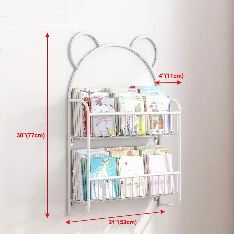 4.33 "W libreria da parete in stile scandinavo per la sala da studio dell'ufficio