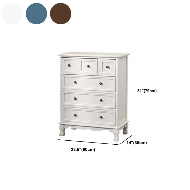 Contemporary Bedroom Storage Chest Dresser Solid Wood Dresser
