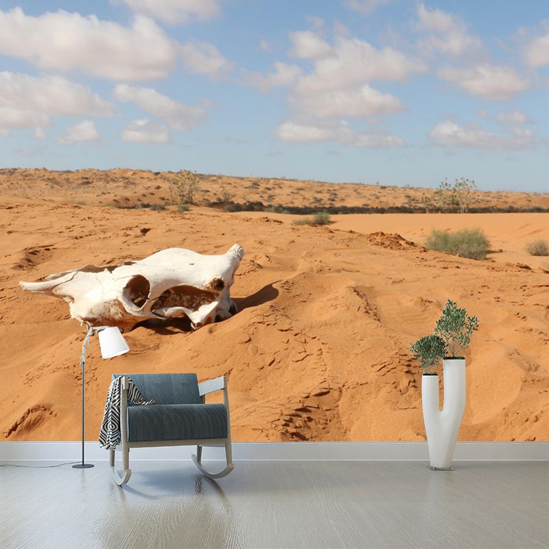 Environment Friendly Desert Mural Decorative Mildew Resistant for Bedroom Dining Room