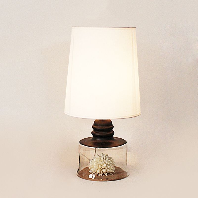 Luce pastorale del tavolo da ristorante in barilotto in tessuto pastorale a 1 tea