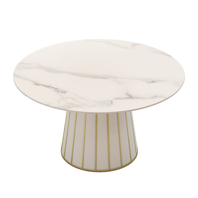 Nordic Round Stone Dining Table 1/7 Pieces Dining Set for Dining Room