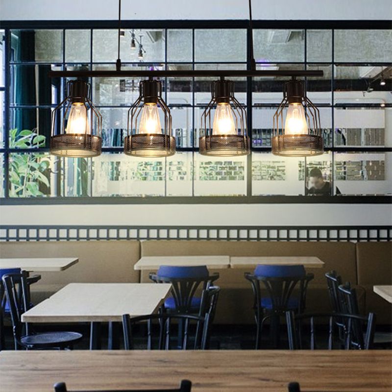 Industrial Style Lantern Hanging Pendant Lights Metal Pendant Light Fixtures