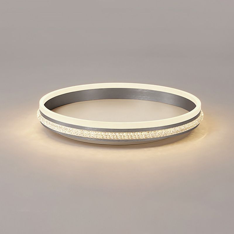 Fixation de la lumière du cercle 1 Légère Acrylique Légère Simplicité Simplicité Fixation du plafond Fixation du plafond