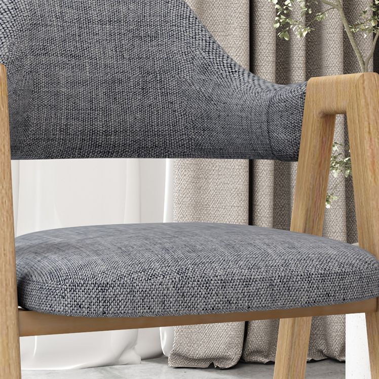 Chaise d'appoint contemporaine en métal, chaise simple à dossier ouvert et rembourrée pour la maison