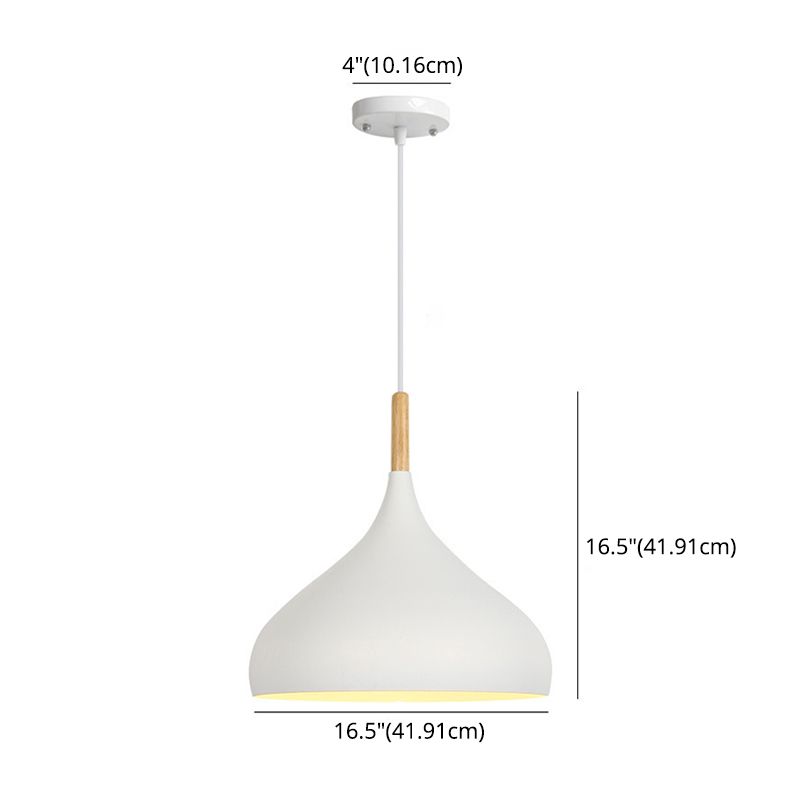1 lumière en larme de larme suspendue