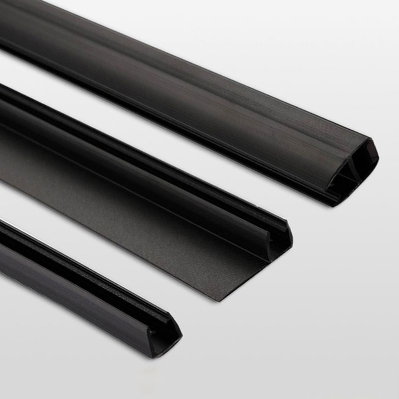 Tempered Frame Shower Doors Black Transparent Shower Bath Door