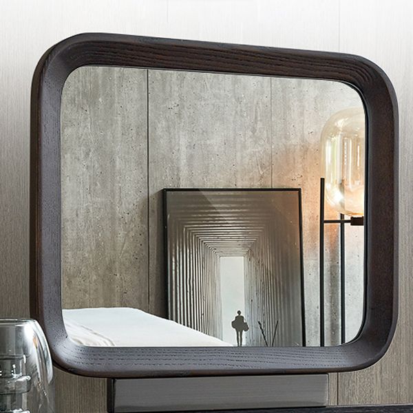 Contemporary Solid Wood Make-up Vanity With Drawers and Stool for Bedroom