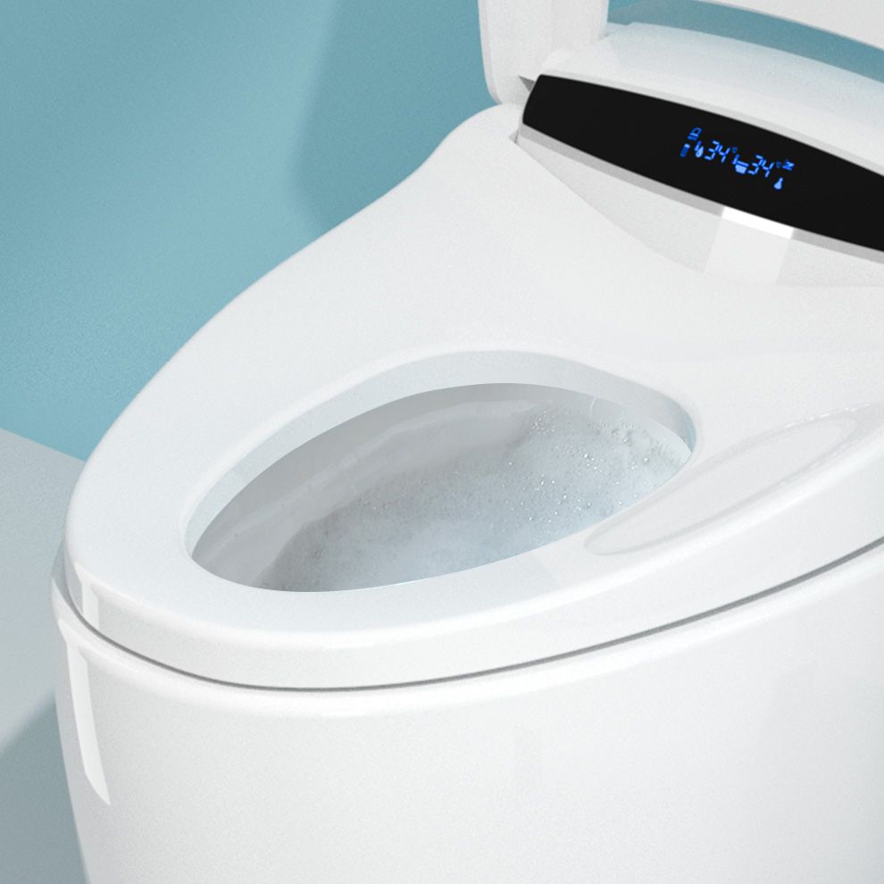 Porcelain Floor Mounted Toilet One-Piece Toilet Modern Toilet Bowl