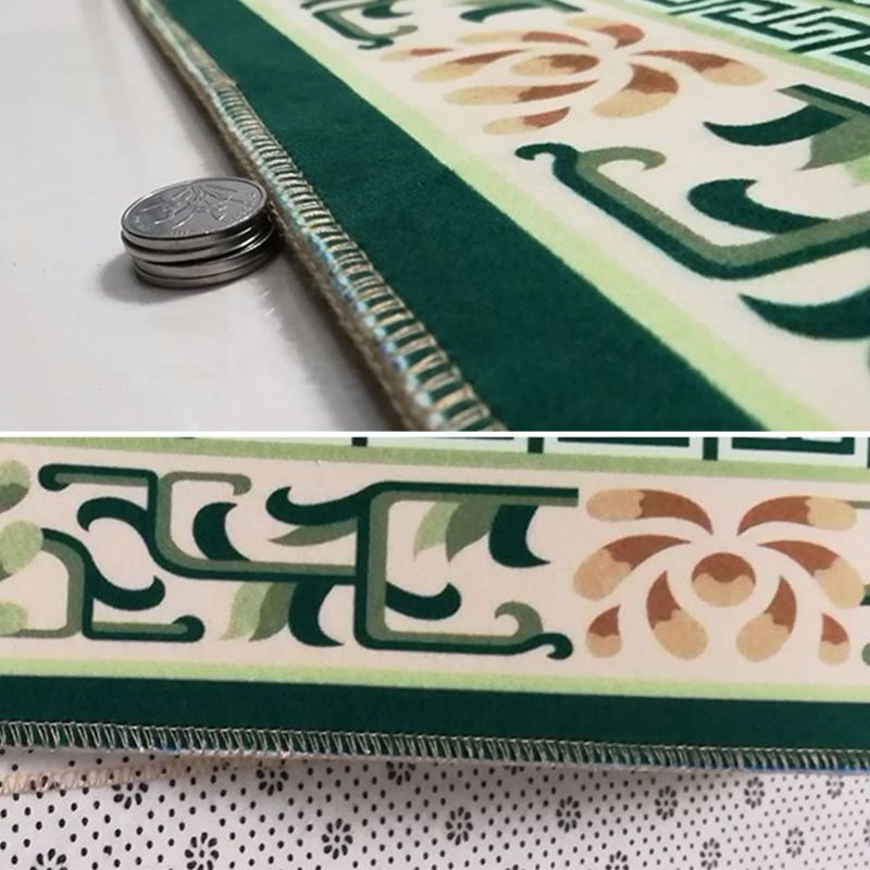 Multicolor Chinoiserie Area Carpet Polyester Ink Effect Indoor Rug Anti-Slip Backing Carpet for Living Room