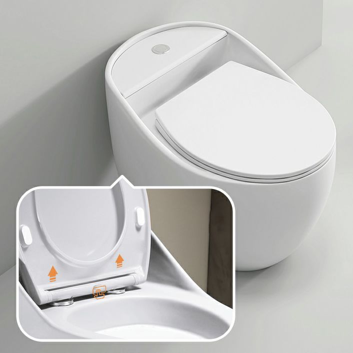 Traditional Flush Toilet One-Piece Toilet Floor Mounted Porcelain Toilet