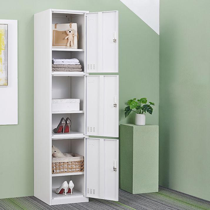 Contemporary Hinged Wardrobe Closet Metal Wardrobe Cabinet for Home