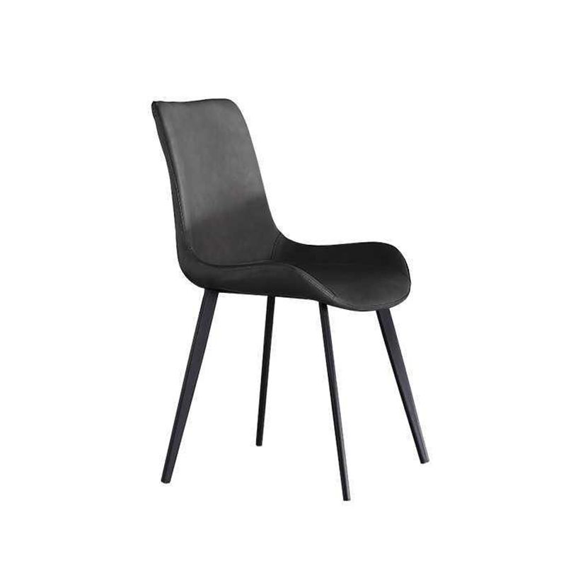 Dining Room Upholstered Chair Black Legs Parsons Dining Chair
