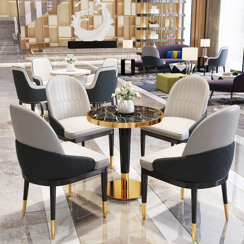 Modern Kitchen Side Dining Chairs Faux Leather Dining Chairs for Home