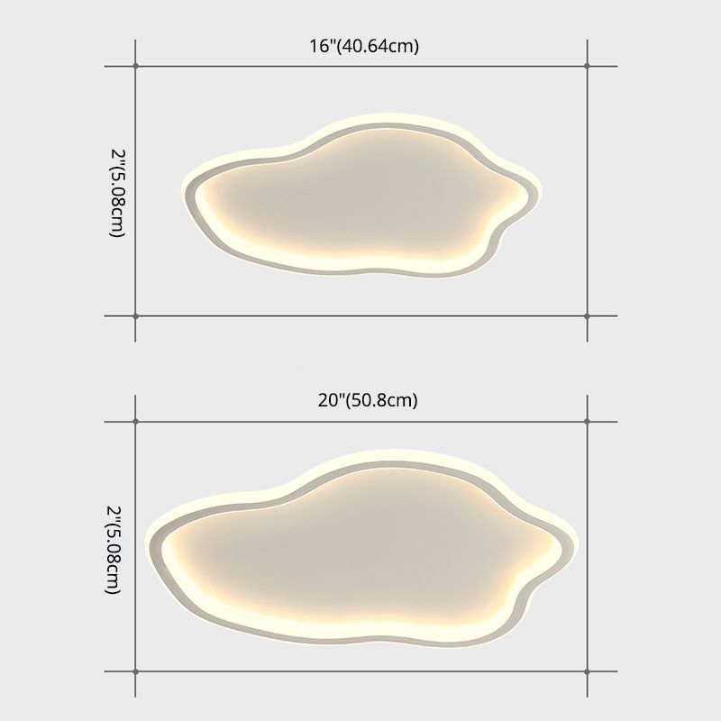 Géométrique 1 lumière LED encastré métal moderne encastré chambre à coucher lumière