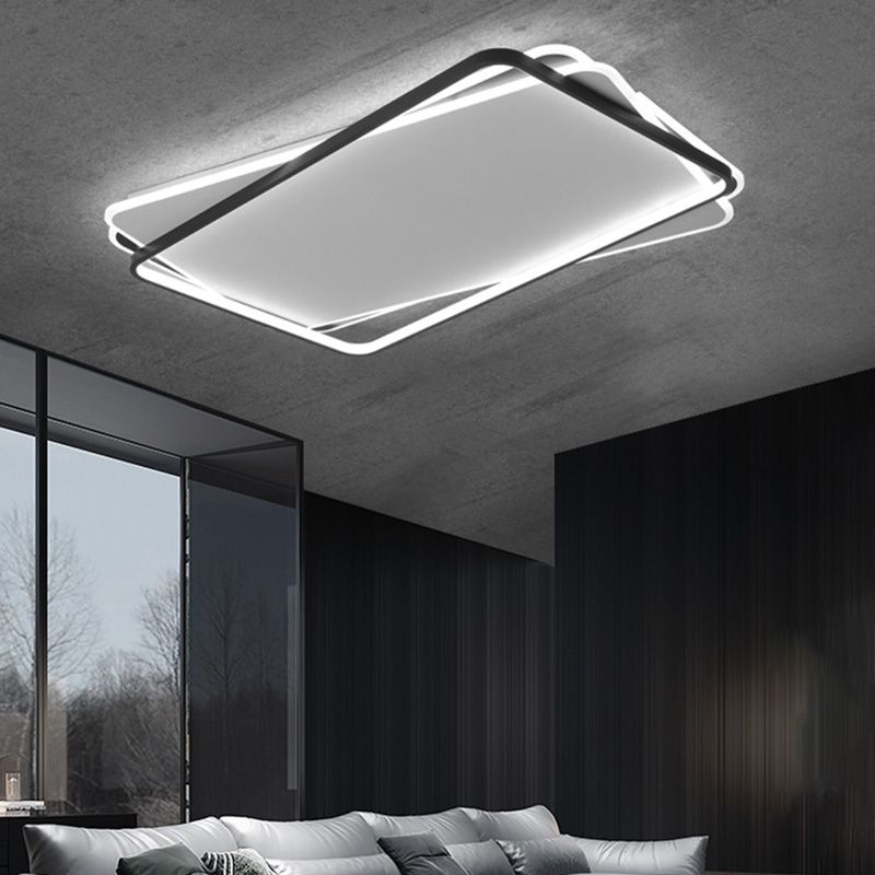 Simple Flush Moun Ceiling Lamp Ultra-thin Lamp for Bedroom Living Room